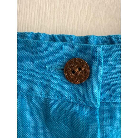 Lucia Women’s Vintage Teal A Line Midi Skirt with Pockets size 12 - Picture 5 of 10